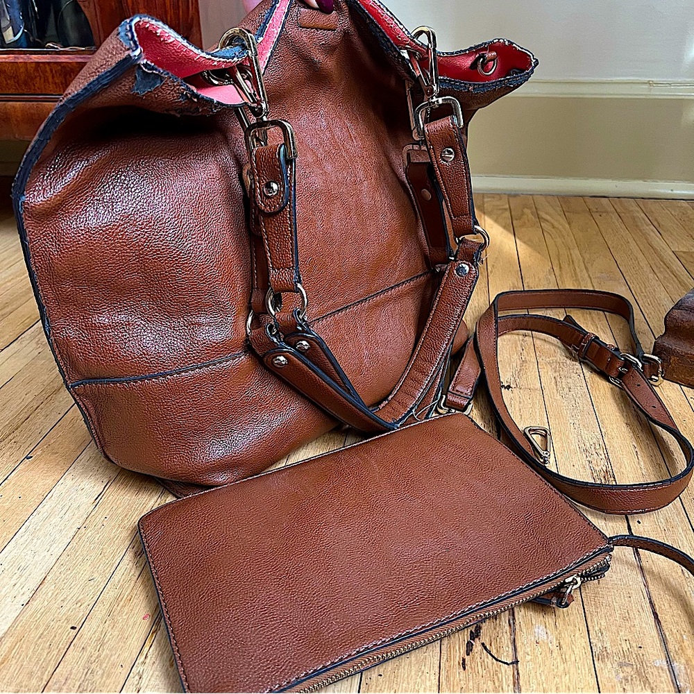Calvin Klein Reversible Tote With Pouch